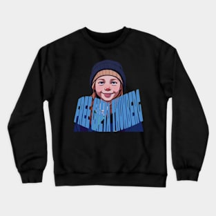 free greta  thunberg Crewneck Sweatshirt